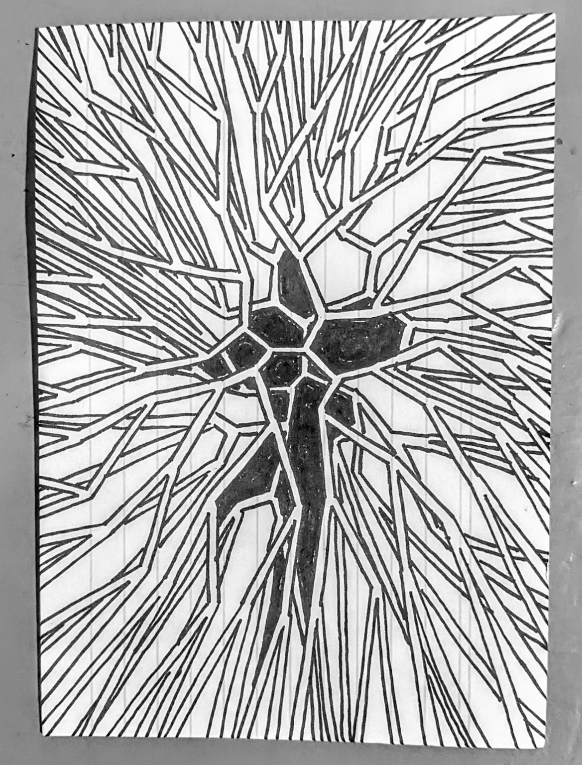 Explosion der Linien